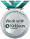 A stamp representing an accreditted provider that work with Kirklees Council